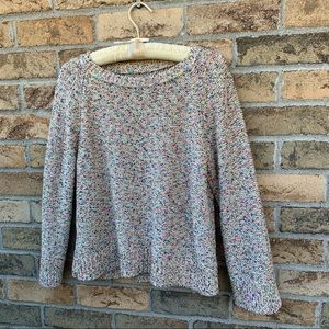 Lou & Grey by the Loft multicolored knit sweater size medium